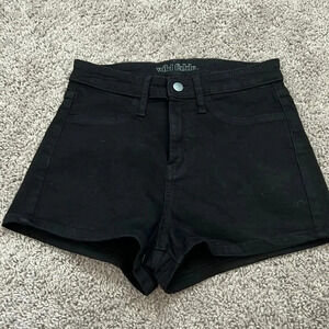 Wild Fable High Rise Black Shorts